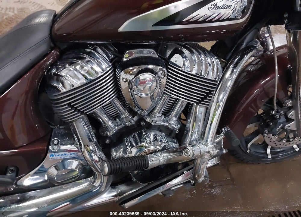 2019 INDIAN MOTORCYCLE CO. CHIEFTAIN LIMITED VIN: 56KTCAAA3K3371277