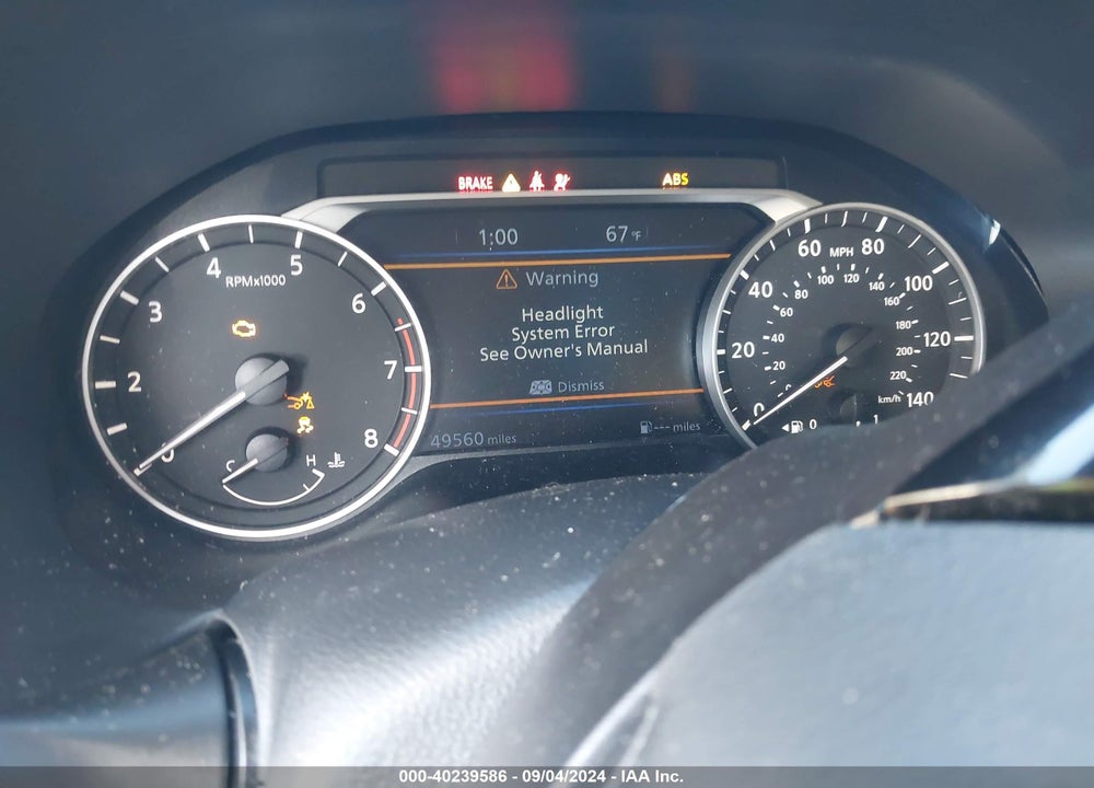 2020 NISSAN ALTIMA PLATINUM INTELLIGENT AWD VIN: 1N4BL4FWXLN309880