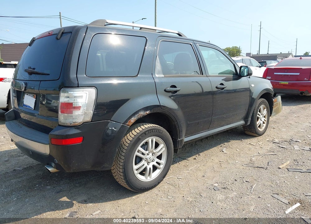 2009 MERCURY MARINER PREMIER V6 VIN: 4M2CU87G29KJ26567
