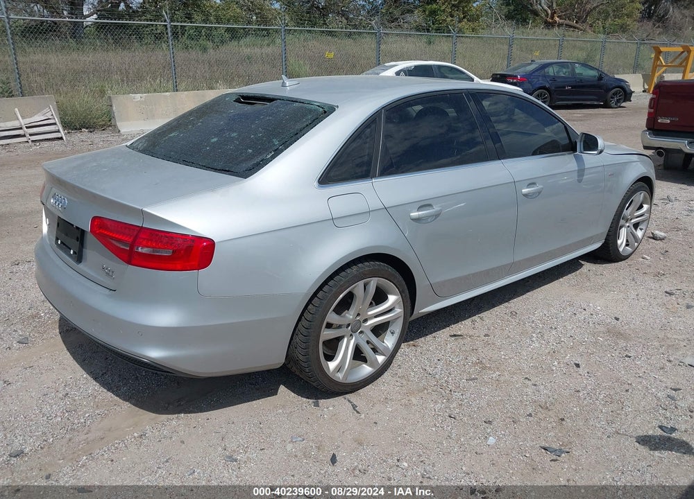 2014 AUDI A4 2.0T PREMIUM VIN: WAUFFAFL0EN038884