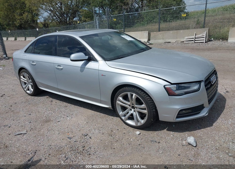 2014 AUDI A4 2.0T PREMIUM VIN: WAUFFAFL0EN038884