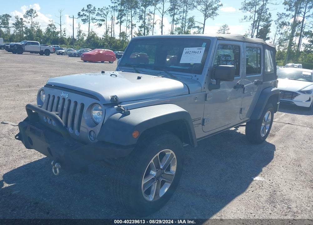 2018 JEEP WRANGLER JK UNLIMITED SPORT 4X4 VIN: 1C4BJWDG8JL812338