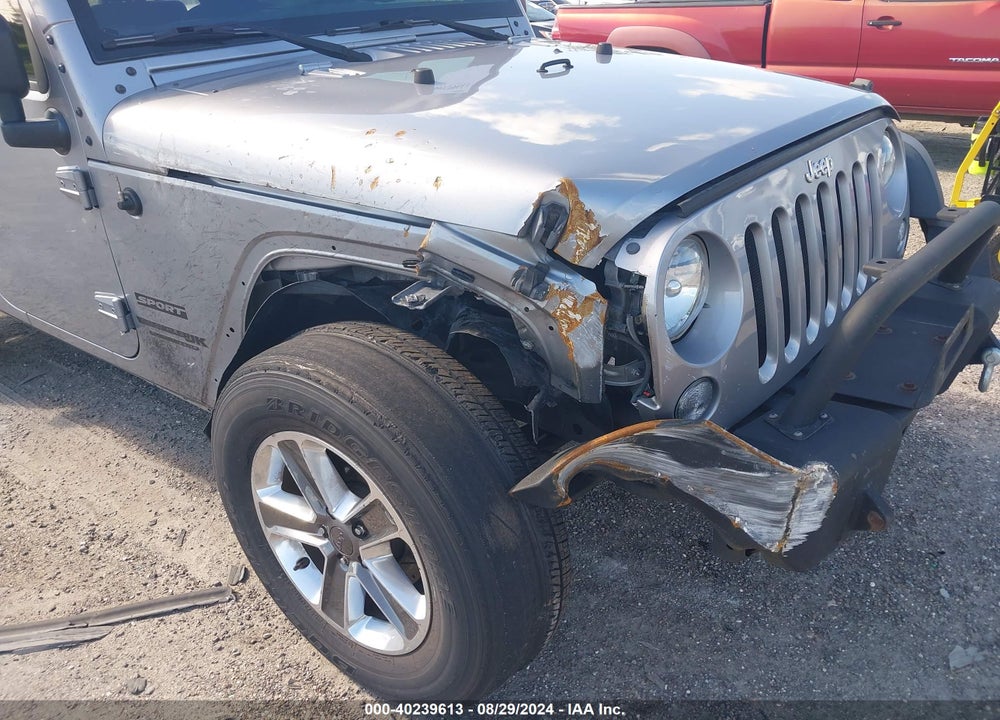 2018 JEEP WRANGLER JK UNLIMITED SPORT 4X4 VIN: 1C4BJWDG8JL812338