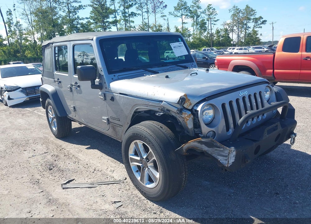 2018 JEEP WRANGLER JK UNLIMITED SPORT 4X4 VIN: 1C4BJWDG8JL812338