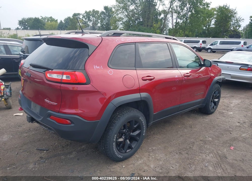 2015 JEEP CHEROKEE TRAILHAWK VIN: 1C4PJMBS8FW640304