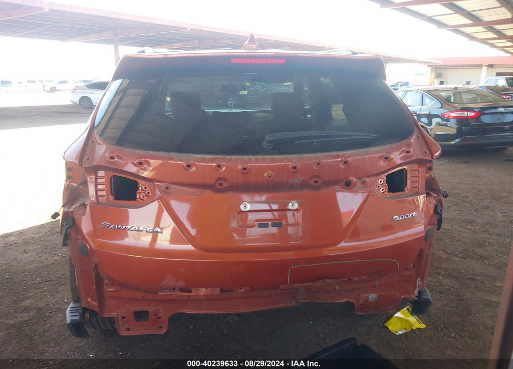 2018 HYUNDAI SANTA FE SPORT 2.4L VIN: 5XYZU3LBXJG522978