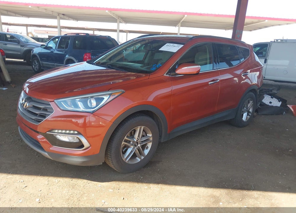 2018 HYUNDAI SANTA FE SPORT 2.4L VIN: 5XYZU3LBXJG522978