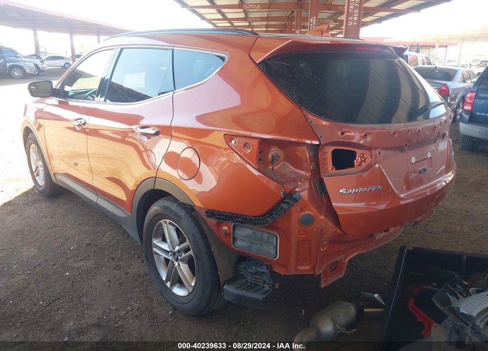2018 HYUNDAI SANTA FE SPORT 2.4L VIN: 5XYZU3LBXJG522978