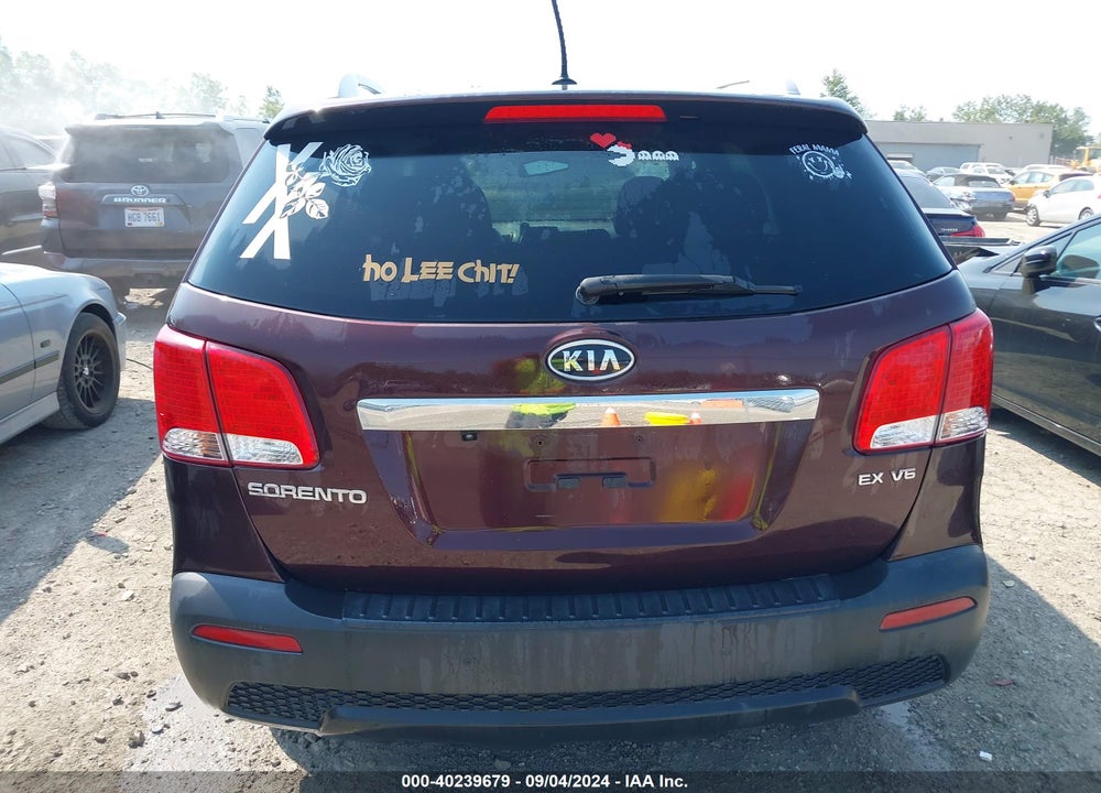 2012 KIA SORENTO EX V6 VIN: 5XYKU4A23CG307620