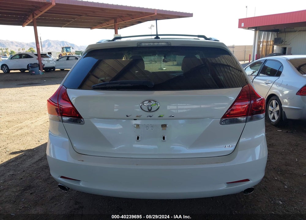 2013 TOYOTA VENZA LE V6 VIN: 4T3ZK3BB7DU057640