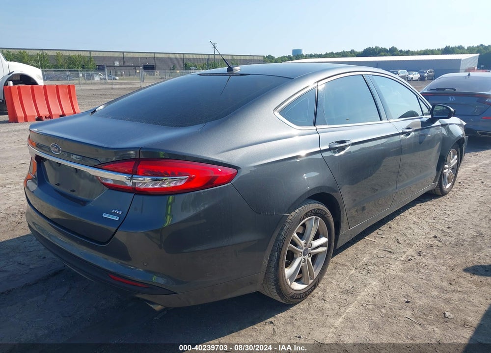 2018 FORD FUSION SE VIN: 3FA6P0HD2JR272635