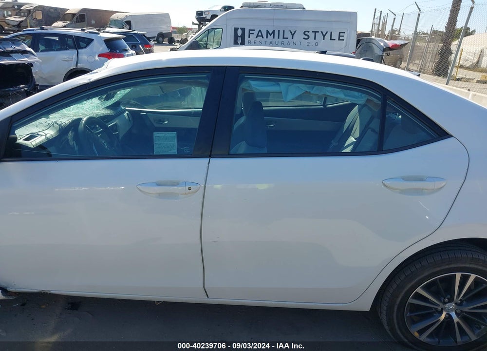 2017 TOYOTA COROLLA LE VIN: 5YFBURHE2HP646501