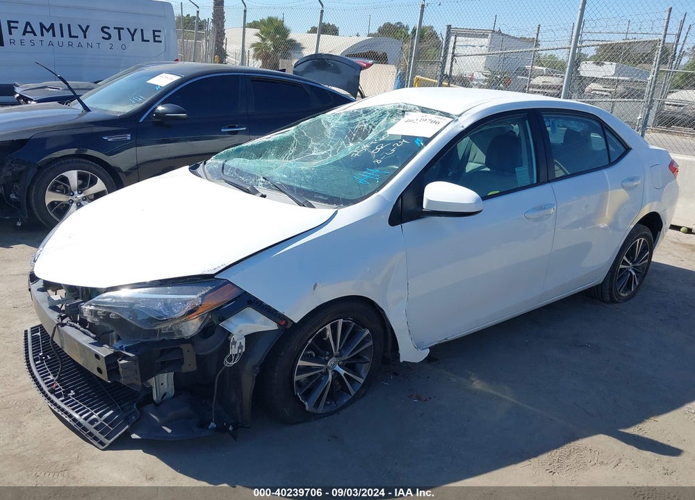 2017 TOYOTA COROLLA LE VIN: 5YFBURHE2HP646501