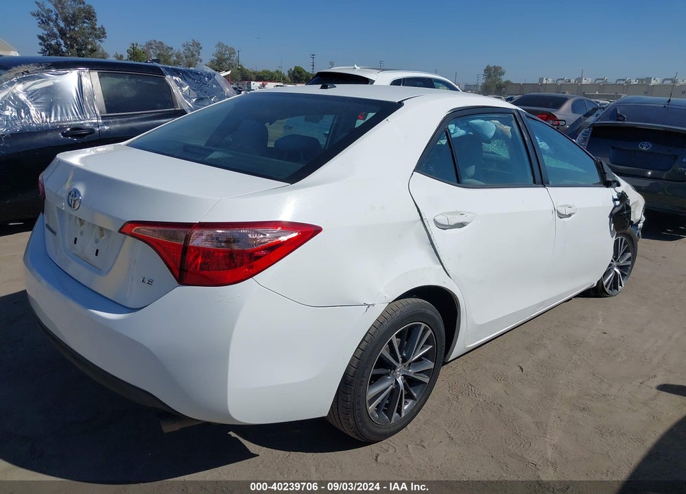 2017 TOYOTA COROLLA LE VIN: 5YFBURHE2HP646501