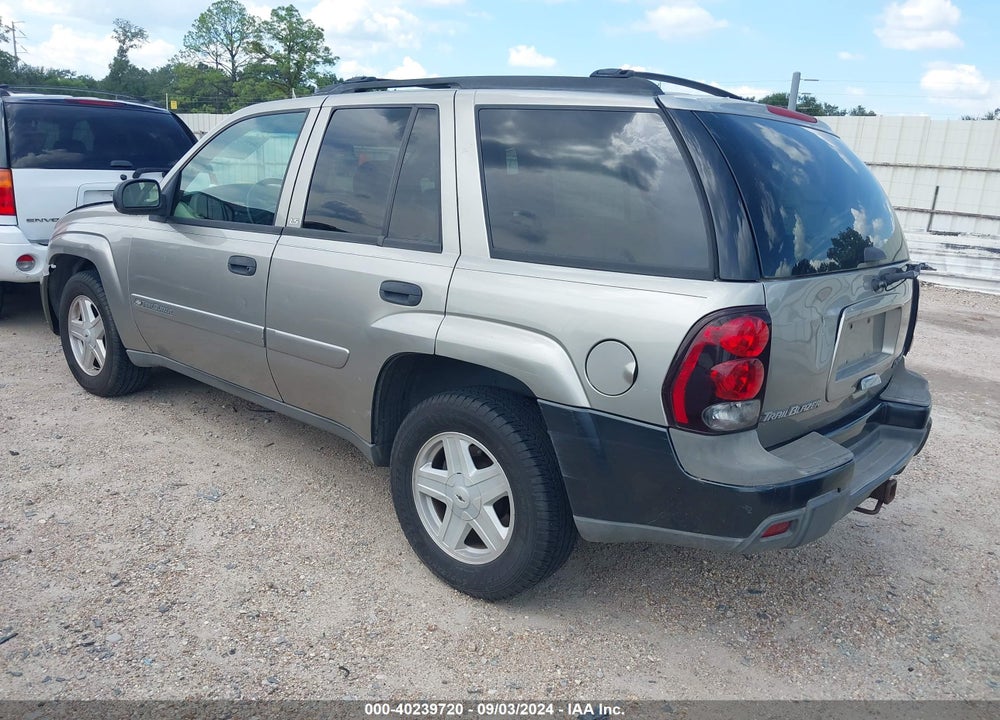 2002 CHEVROLET TRAILBLAZER LS VIN: 1GNDS13S222482595