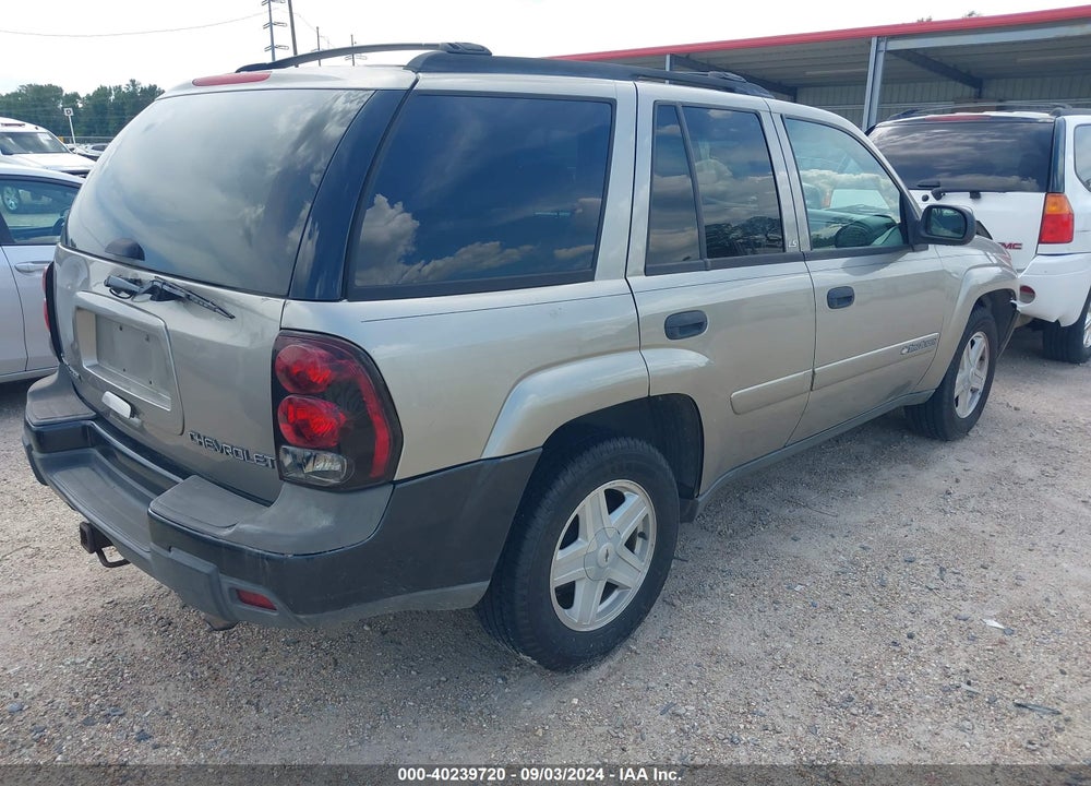 2002 CHEVROLET TRAILBLAZER LS VIN: 1GNDS13S222482595