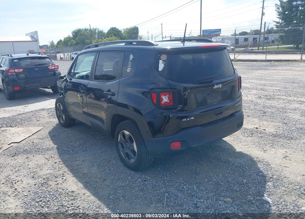 2018 JEEP RENEGADE SPORT 4X4 VIN: ZACCJBAB3JPH07336