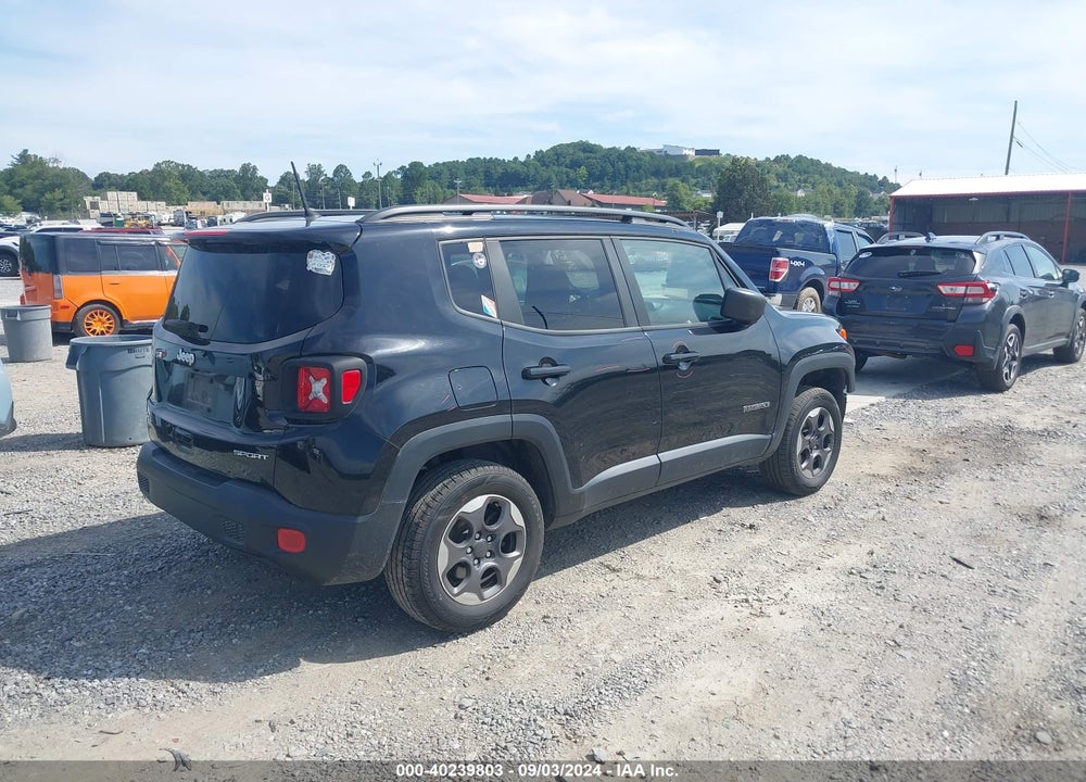 2018 JEEP RENEGADE SPORT 4X4 VIN: ZACCJBAB3JPH07336