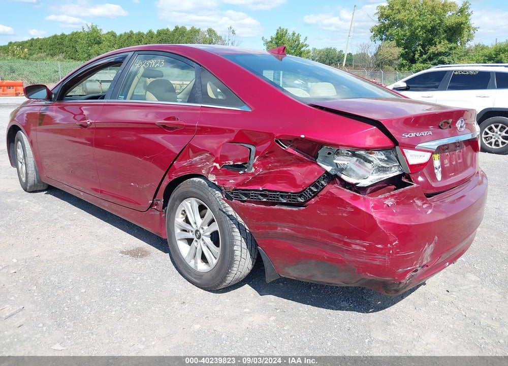 2013 HYUNDAI SONATA GLS VIN: 5NPEB4AC9DH712273