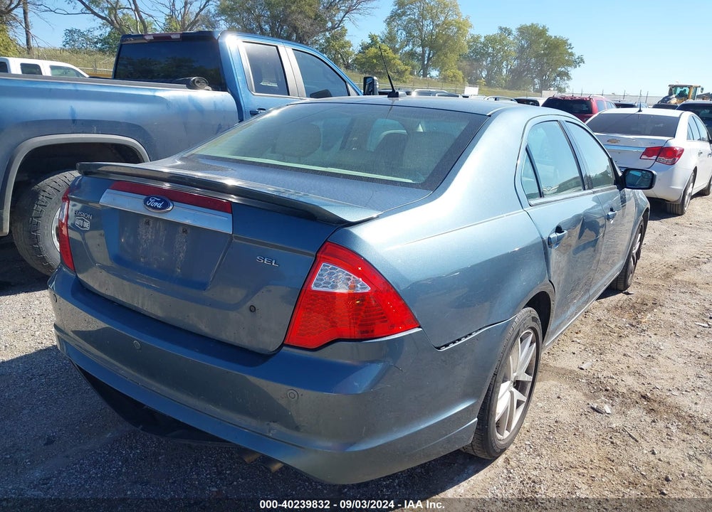 2012 FORD FUSION SEL VIN: 3FAHP0JA0CR213806