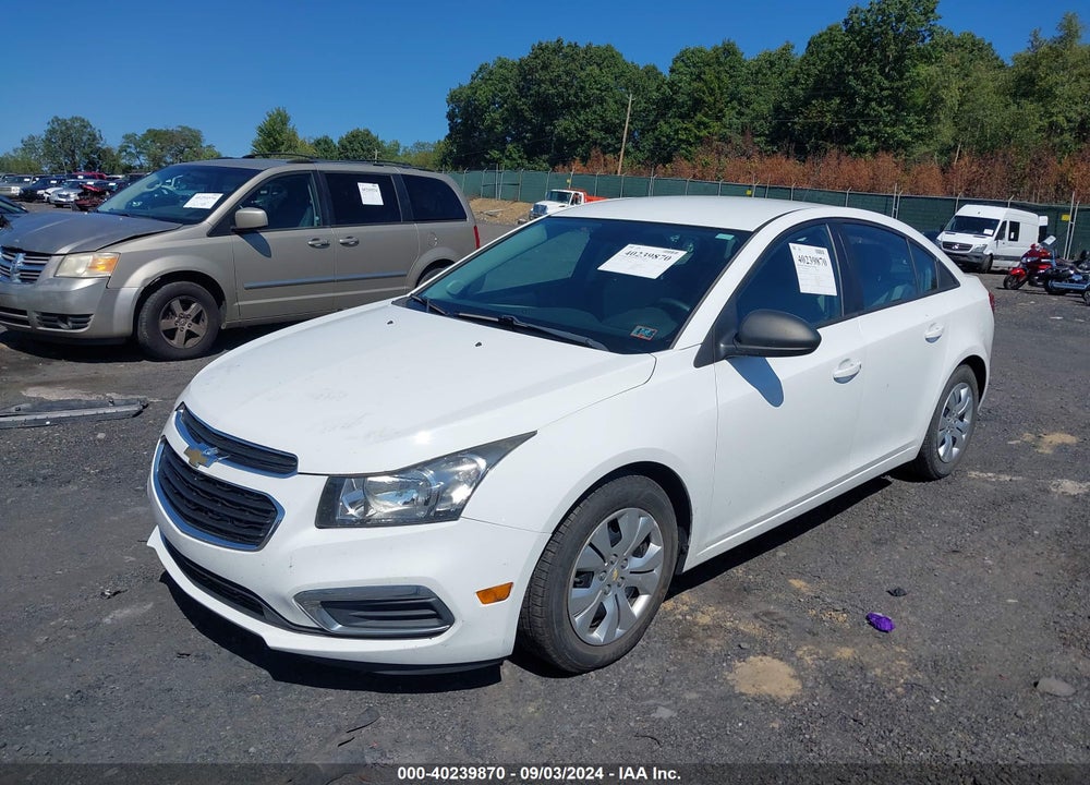2015 CHEVROLET CRUZE LS AUTO VIN: 1G1PA5SG4F7168820