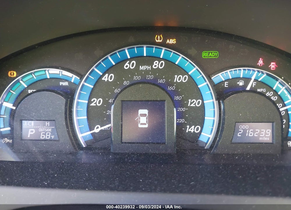 2012 TOYOTA CAMRY HYBRID XLE VIN: 4T1BD1FK8CU025913
