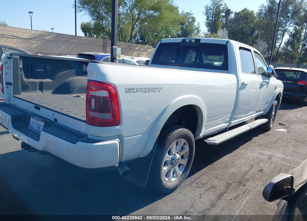 2022 RAM 2500 LAIE  4X4 8' BOX VIN: 3C6UR5KL1NG198707