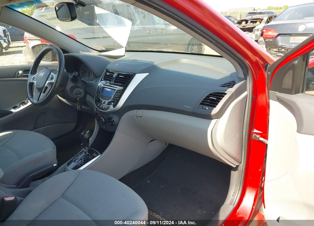 2012 HYUNDAI ACCENT SE VIN: KMHCU5AE6CU058745