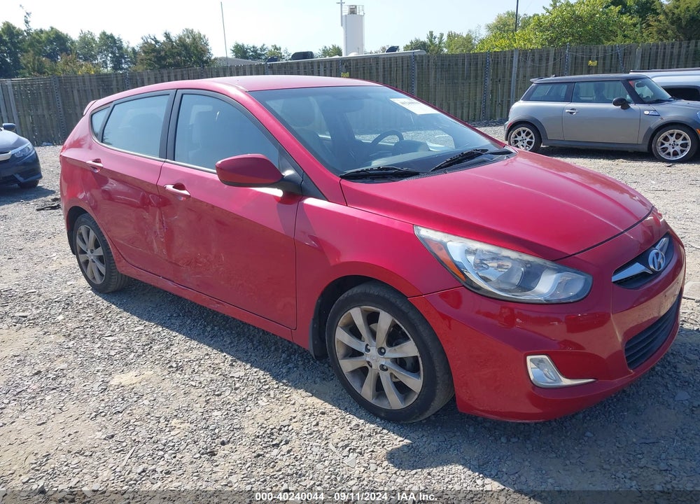 2012 HYUNDAI ACCENT SE VIN: KMHCU5AE6CU058745