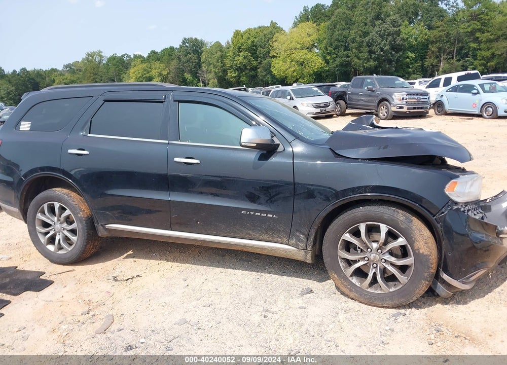 2018 DODGE DURANGO CITADEL ANODIZED PLATINUM AWD VIN: 1C4RDJEG9JC404695