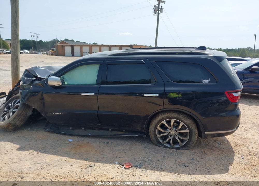 2018 DODGE DURANGO CITADEL ANODIZED PLATINUM AWD VIN: 1C4RDJEG9JC404695