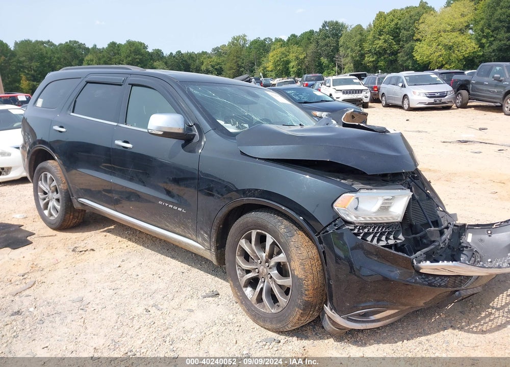 2018 DODGE DURANGO CITADEL ANODIZED PLATINUM AWD VIN: 1C4RDJEG9JC404695
