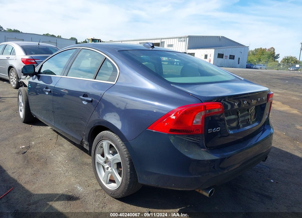 2013 VOLVO S60 T5/T5 PLATINUM/T5 PREMIER/T5 PREMIER PLUS VIN: YV1612FH6D1198786