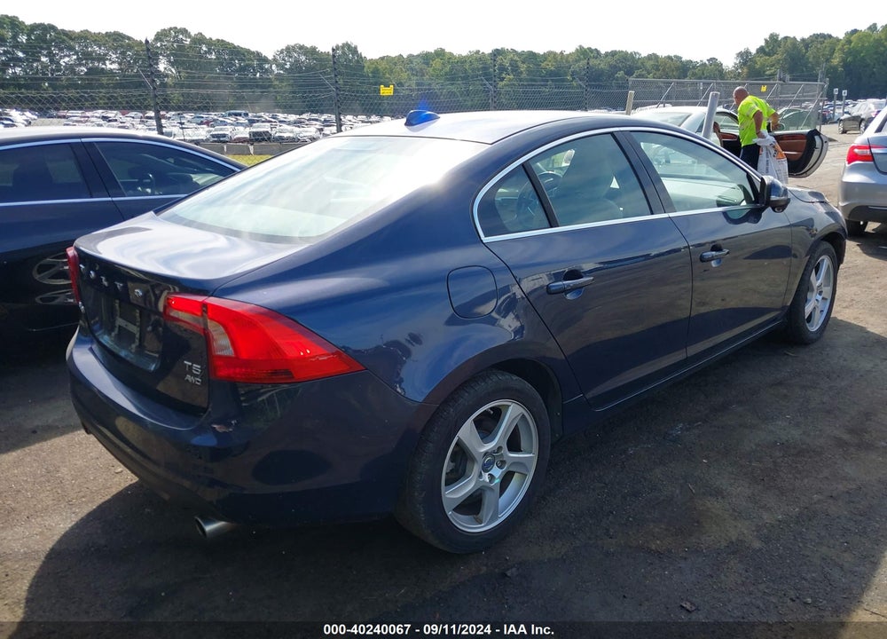 2013 VOLVO S60 T5/T5 PLATINUM/T5 PREMIER/T5 PREMIER PLUS VIN: YV1612FH6D1198786