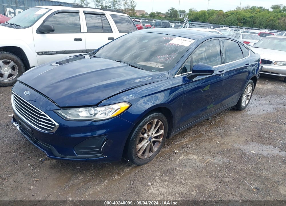 2019 FORD FUSION SE VIN: 3FA6P0H71KR123337