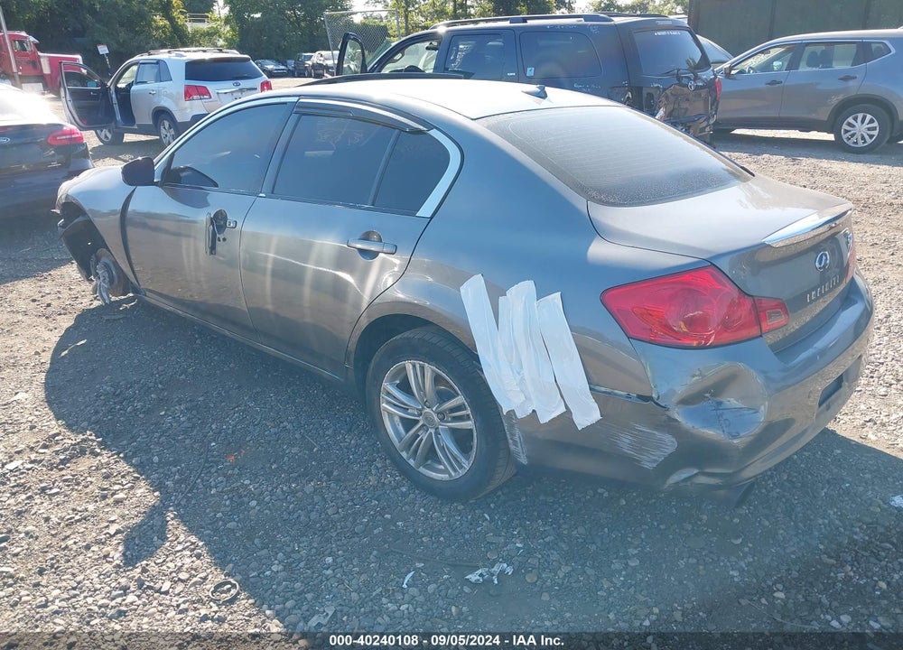 2011 INFINITI G37X VIN: JN1CV6ARXBM401990
