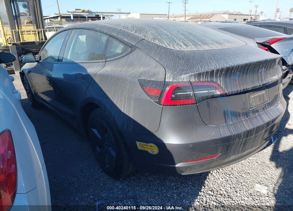 2022 TESLA MODEL 3 LONG RANGE DUAL MOTOR ALL-WHEEL DRIVE VIN: 5YJ3E1EB2NF206928