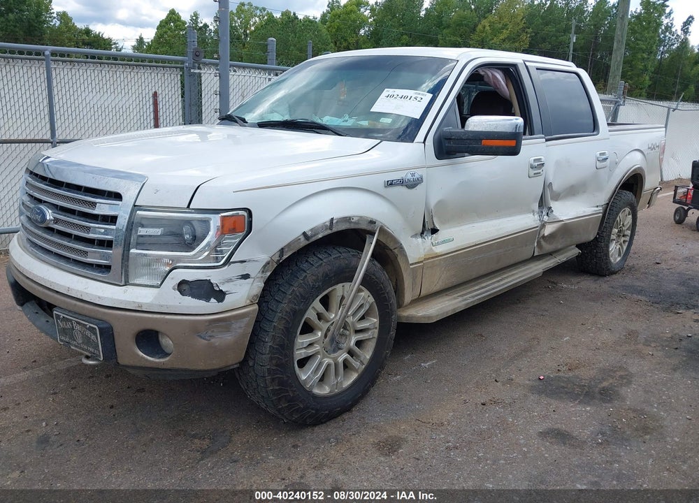2013 FORD F-150 KING RANCH VIN: 1FTFW1ET9DKE49107