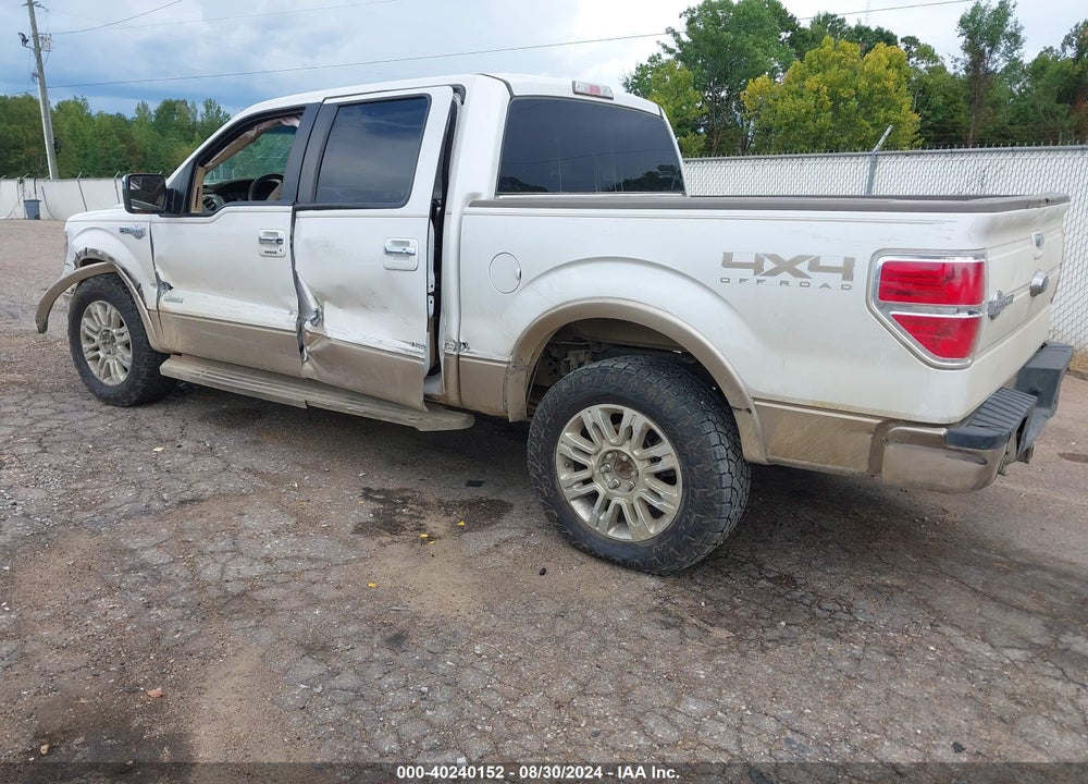 2013 FORD F-150 KING RANCH VIN: 1FTFW1ET9DKE49107