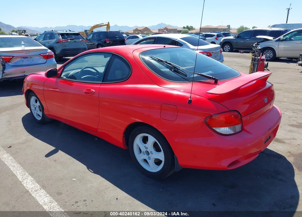 2000 HYUNDAI TIBURON BASE PKG 1, 2 5/BASE PKG 3 4 VIN: KMHJG35FXYU217442