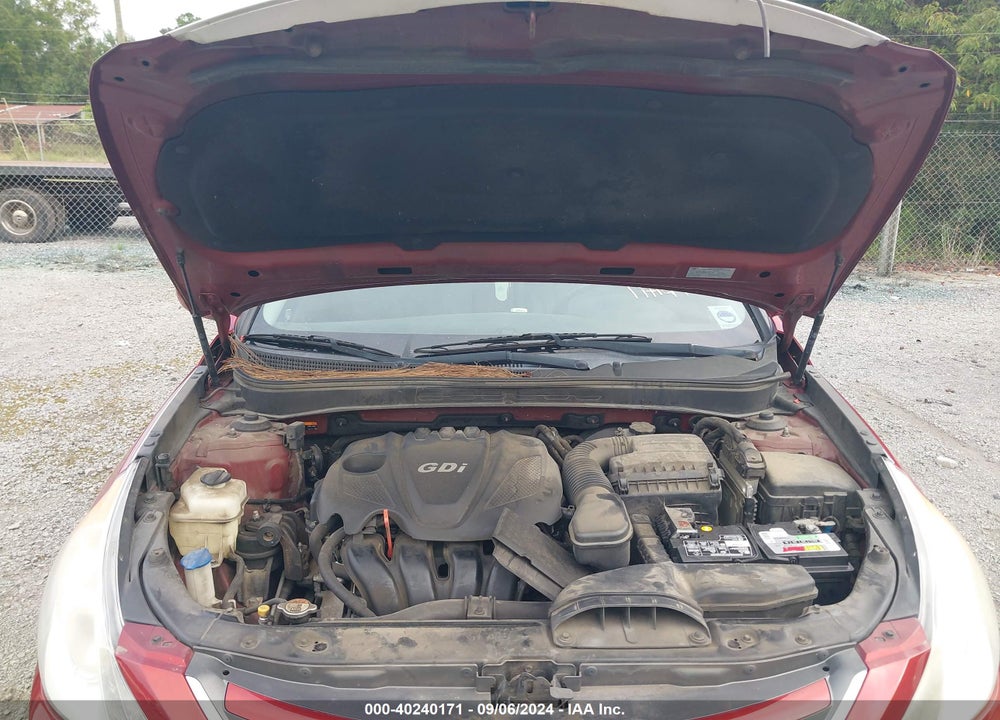2014 HYUNDAI SONATA GLS VIN: 5NPEB4AC2EH938351