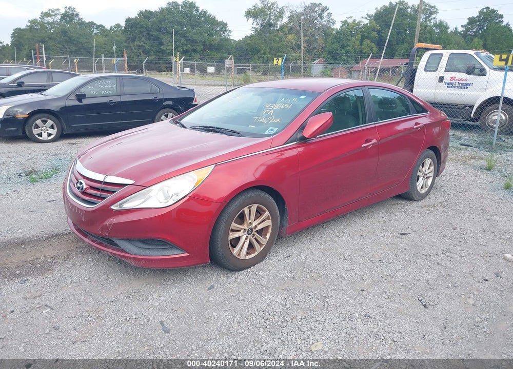 2014 HYUNDAI SONATA GLS VIN: 5NPEB4AC2EH938351