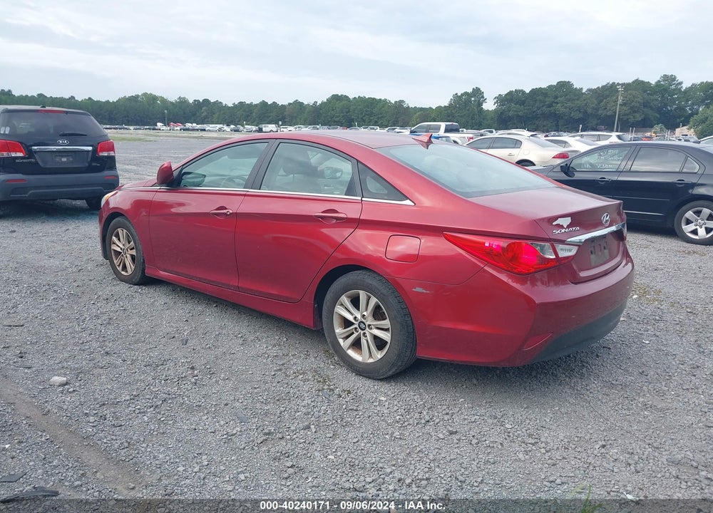 2014 HYUNDAI SONATA GLS VIN: 5NPEB4AC2EH938351