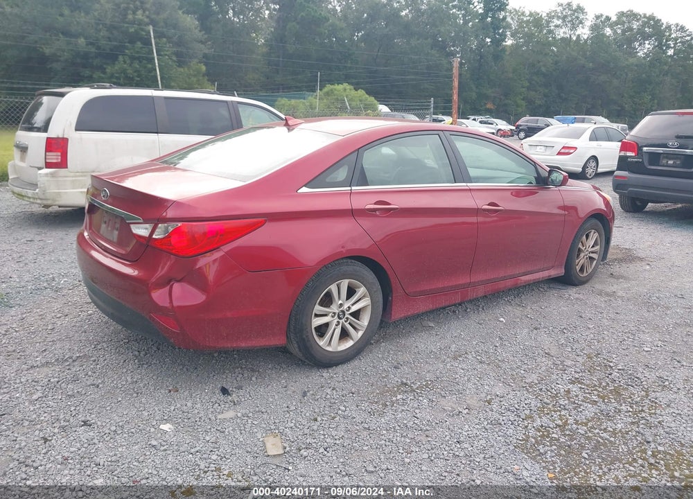 2014 HYUNDAI SONATA GLS VIN: 5NPEB4AC2EH938351