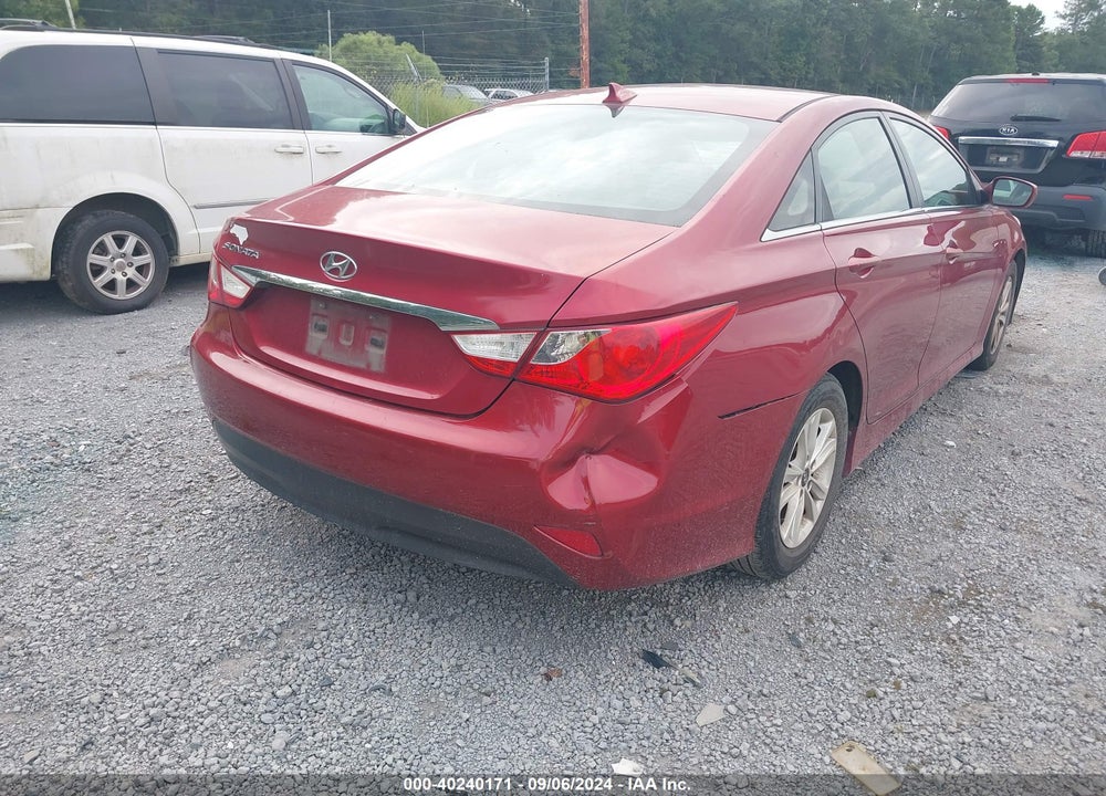 2014 HYUNDAI SONATA GLS VIN: 5NPEB4AC2EH938351