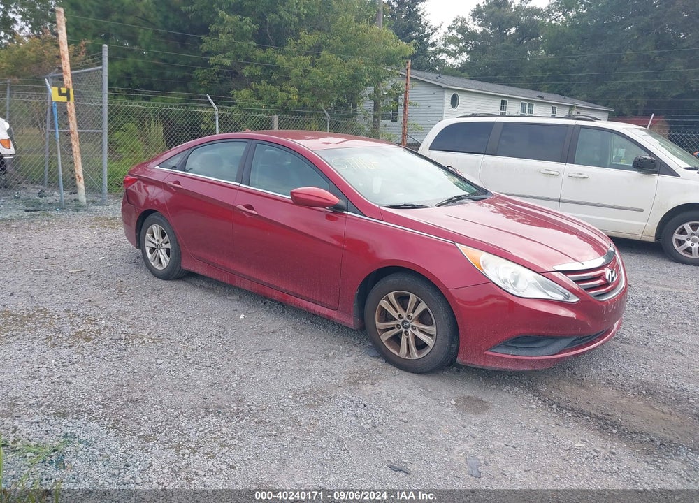 2014 HYUNDAI SONATA GLS VIN: 5NPEB4AC2EH938351