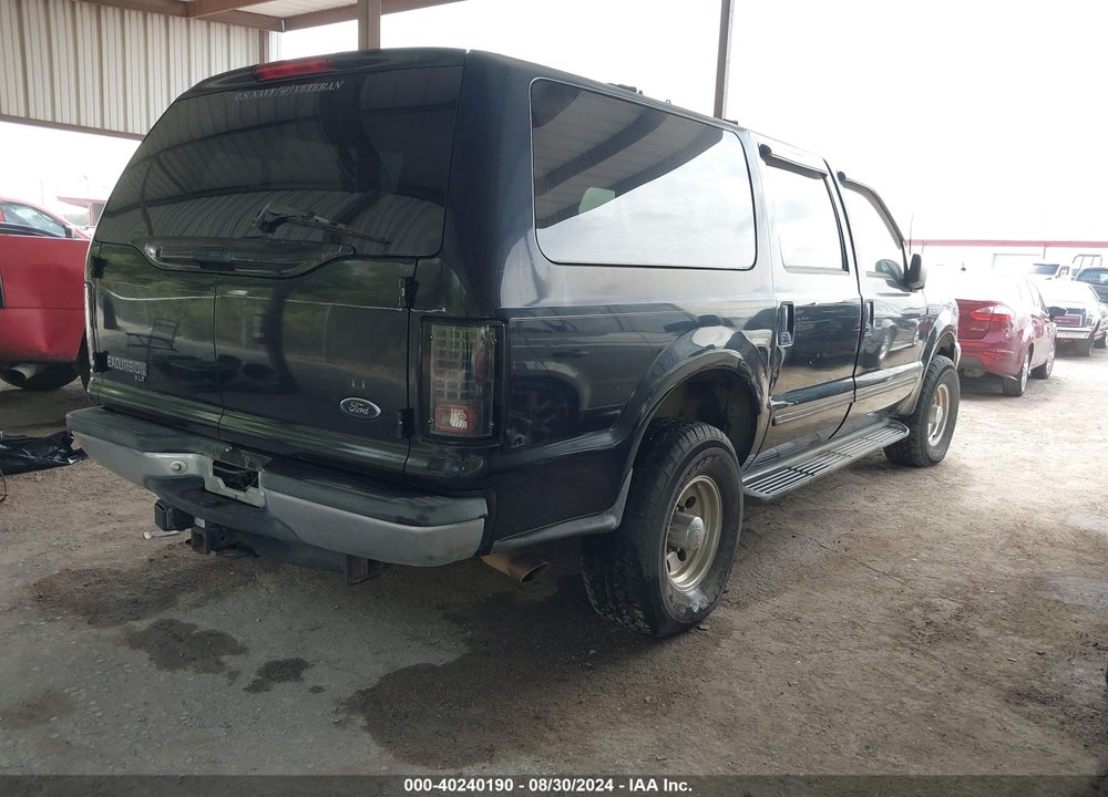 2000 FORD EXCURSION XLT VIN: 1FMNU41S3YEC51526