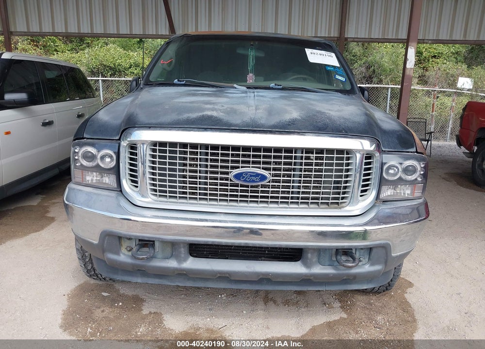 2000 FORD EXCURSION XLT VIN: 1FMNU41S3YEC51526