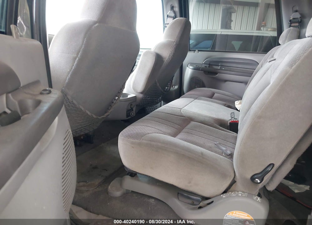 2000 FORD EXCURSION XLT VIN: 1FMNU41S3YEC51526