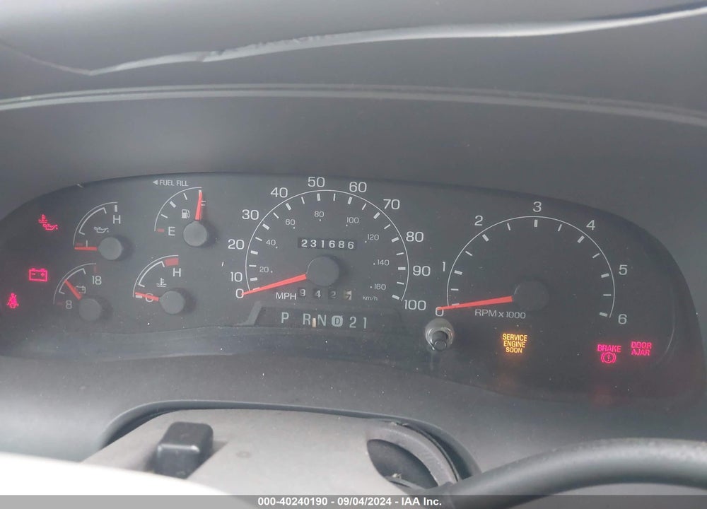 2000 FORD EXCURSION XLT VIN: 1FMNU41S3YEC51526